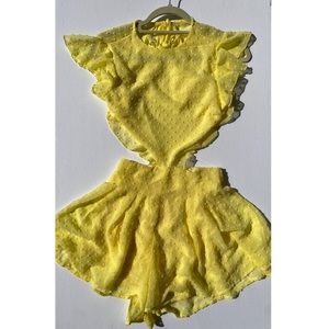 Lucy in the Sky Yellow Romper